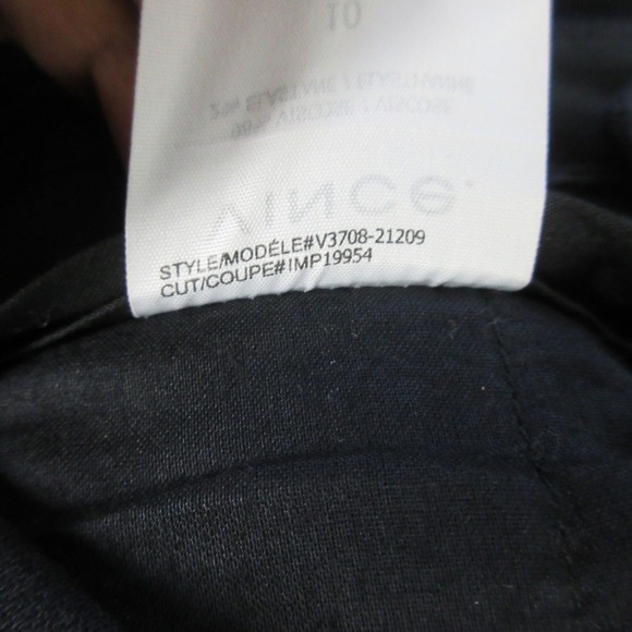 Vince Carrot Tapered Ankle Pants Women 10 Blue Viscose Career Casual 446 - Picture 4 of 14